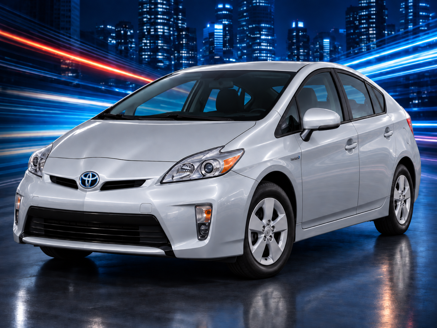 Silver 2014 Toyota Prius Two