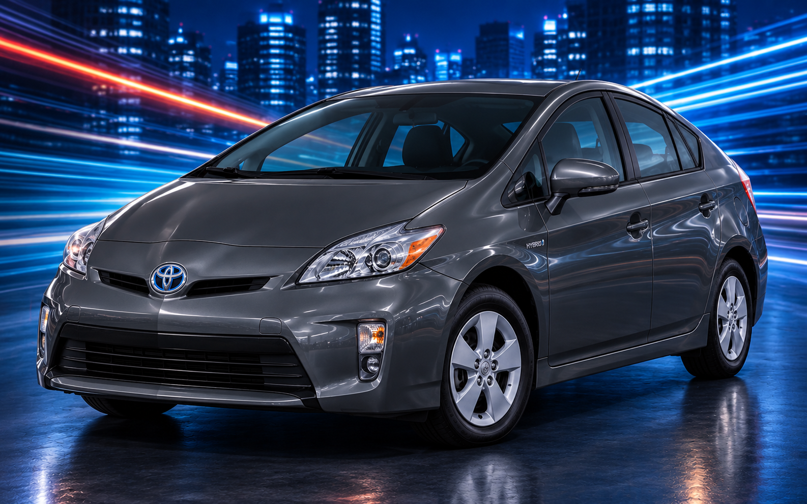 Charcoal 2015 Toyota Prius Three