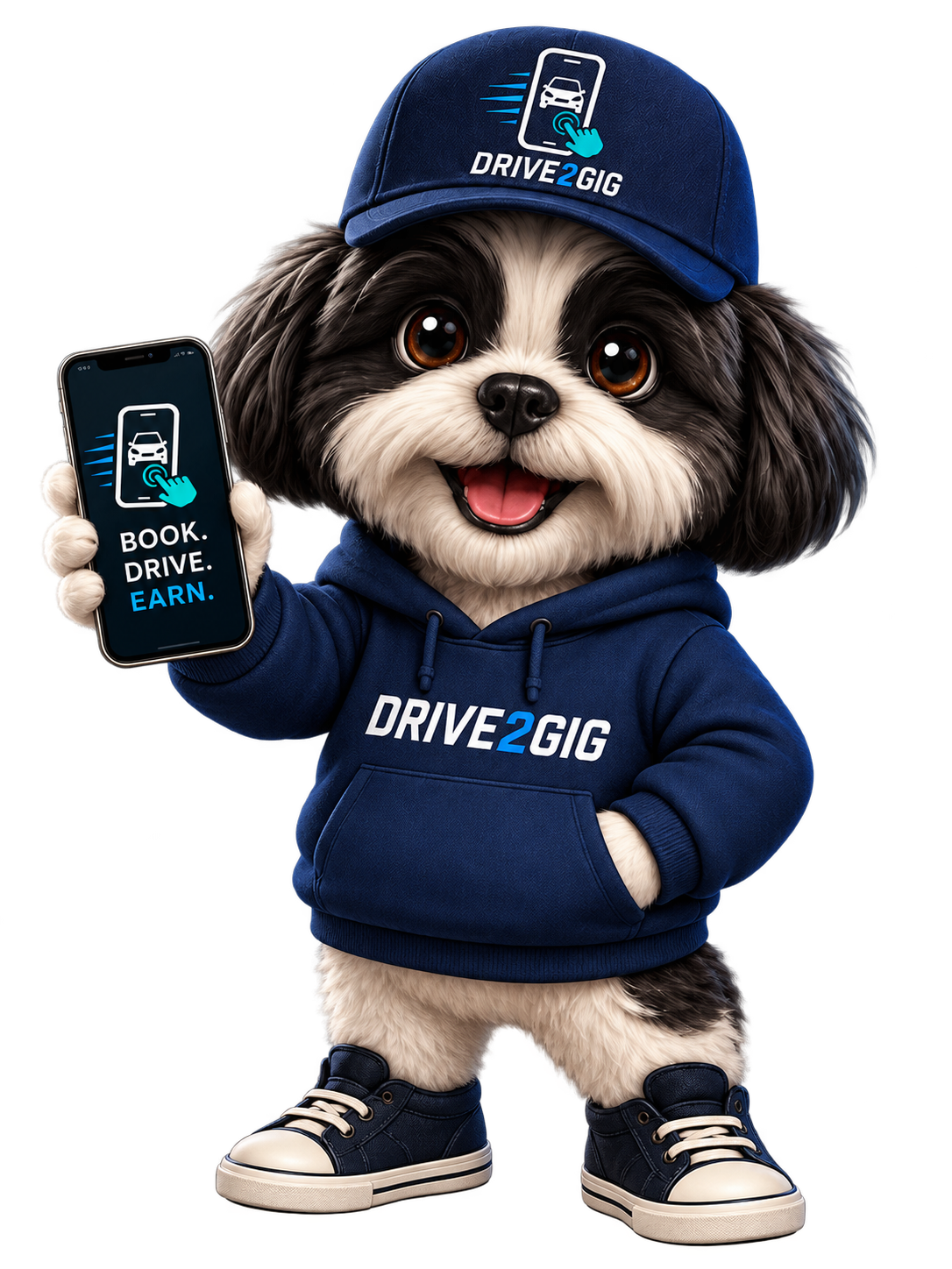 Drive2Gig mascot